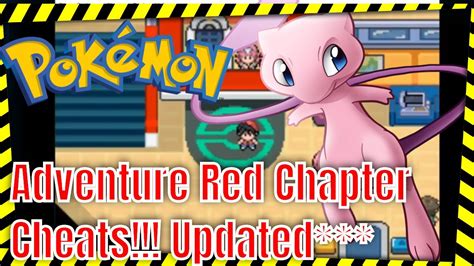 Pokemon Adventure Red Chapter Cheats: Updated! Master Ball .